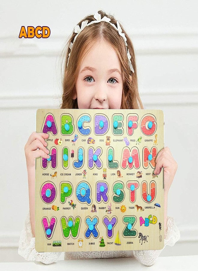 HIGHROOF® Kids Fort Pre Nursery Educational Jigsaw Puzzles for Adults Kids Learning Toys Kit Board Game 3 pcs Set of Animals Alphabets & Sea Animals Educational Toy - Image 2